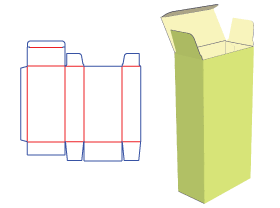粘底式管式盒,彩盒,卡纸瓦楞纸坑纸盒,包装结构设计,包装盒结构,包装设计,日用品包装盒,化妆品包装设计,电子产品包装设计,玩具包装,牙膏盒包装,巧克力棒包装盒