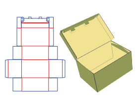 鞋盒包装设计|包装盒设计结构