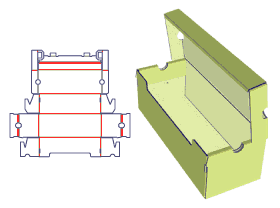 鞋盒包装设计,翻盖鞋盒,翻盖盒,日用品包装设计,食品包装结构