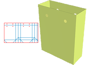 手提袋,包装袋,手提袋结构设计,手提袋包装设计,提绳袋,展示袋,文件袋,手提袋展开结构