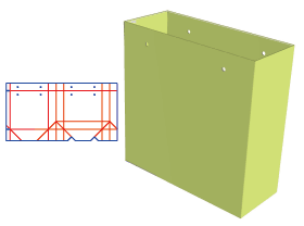 手提袋,包装袋,手提袋结构设计,手提袋包装设计,提绳袋,展示袋,文件袋,手提袋展开结构