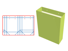 手提袋,包装袋,手提袋结构设计,手提袋包装设计,提绳袋,展示袋,文件袋,手提袋展开结构