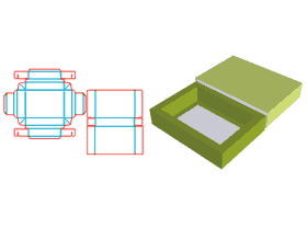 套盒,抽屉盒包装,折叠成型,面膜包装结构,日用品包装设计内裤袜子抽屉盒,开窗包装,抽屉式折叠纸盒,展示包装,销售包装
