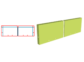 纸箱（英文 carton或hard paper case）：是应用最广泛的包装制品，按用料不同，有瓦楞纸箱、单层纸板箱等，有各种规格和型号。纸箱常用的有三层、五层，七层，各层分为里纸、瓦楞纸、芯纸、面