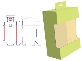 免費盒型模板展開圖刀模圖生成下載_玩具包裝設計|手提包裝盒 - 包裝