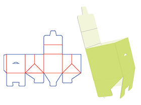 免费盒型模板展开图刀模图生成下载