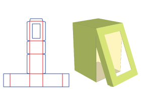 开窗展示盒,卡纸彩盒,销售包装,工艺品包装