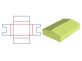 翻盖纸箱,运输纸箱,包装内盒,快递包装结构设计