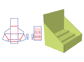 台阶式展示盒