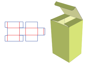 五金器具折叠箱|快递包装盒设计