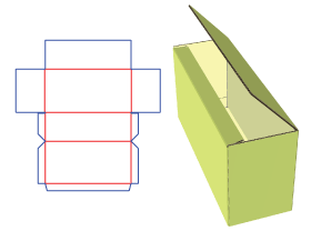 免费盒型模板展开图刀模图生成下载