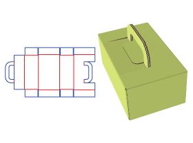 提手琼斯式提篮|组合式纸盒包装设计