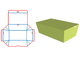 异形结构卡纸盒