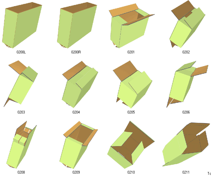 fefco 3D box template